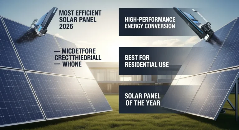 what are the best and most efficient solar panels