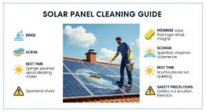 Read more about the article The Complete Solar Panel Cleaning Guide for Pakistani Homeowners: Maximize Efficiency & Energy Output