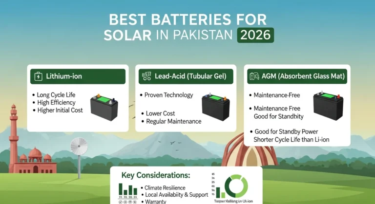 Best Battery for Solar in Pakistan 2026
