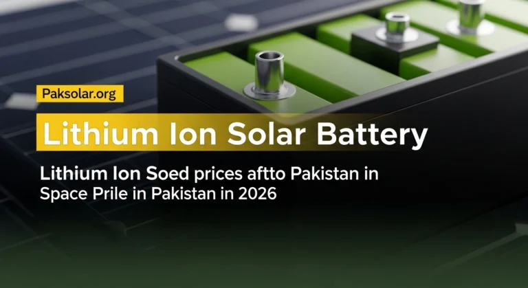 Lithium Ion Solar Battery Price in Pakistan 2026