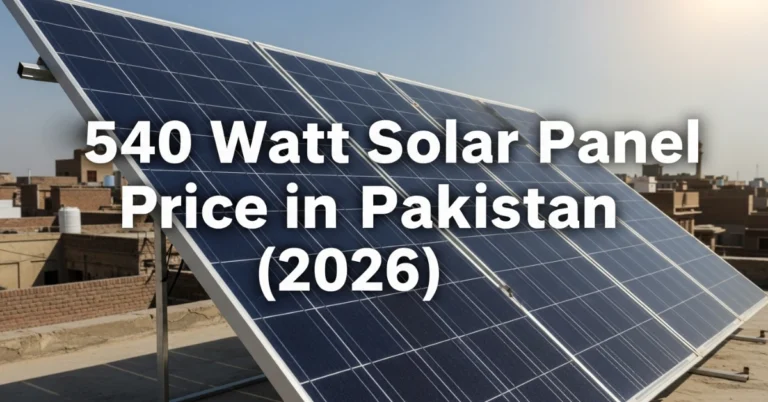 540 Watt Solar Panel Price in Pakistan