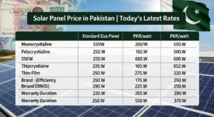 Solar Panel Price in Pakistan: Complete Pricing Guide with Brands, System Costs & ROI Analysis