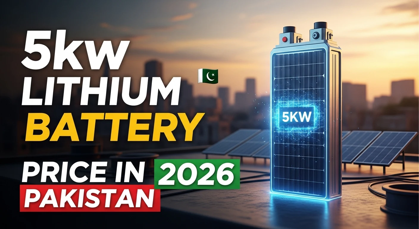 Read more about the article 5kW Lithium Battery Price in Pakistan 2026| The Ultimate Buyer’s Guide