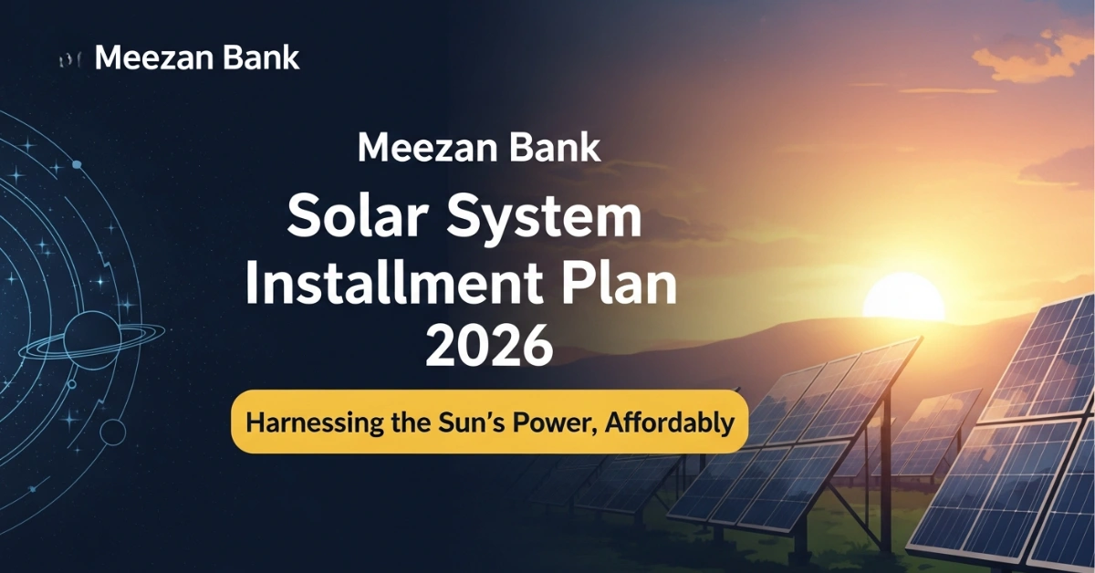 Read more about the article Meezan Bank Solar System Installment Plan 2026| Complete Updated Guide with Latest Rates