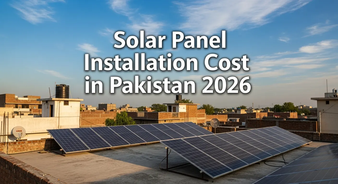 Read more about the article Solar Panel Installation Cost in Pakistan 2026: Complete Breakdown & Hidden Charges Revealed