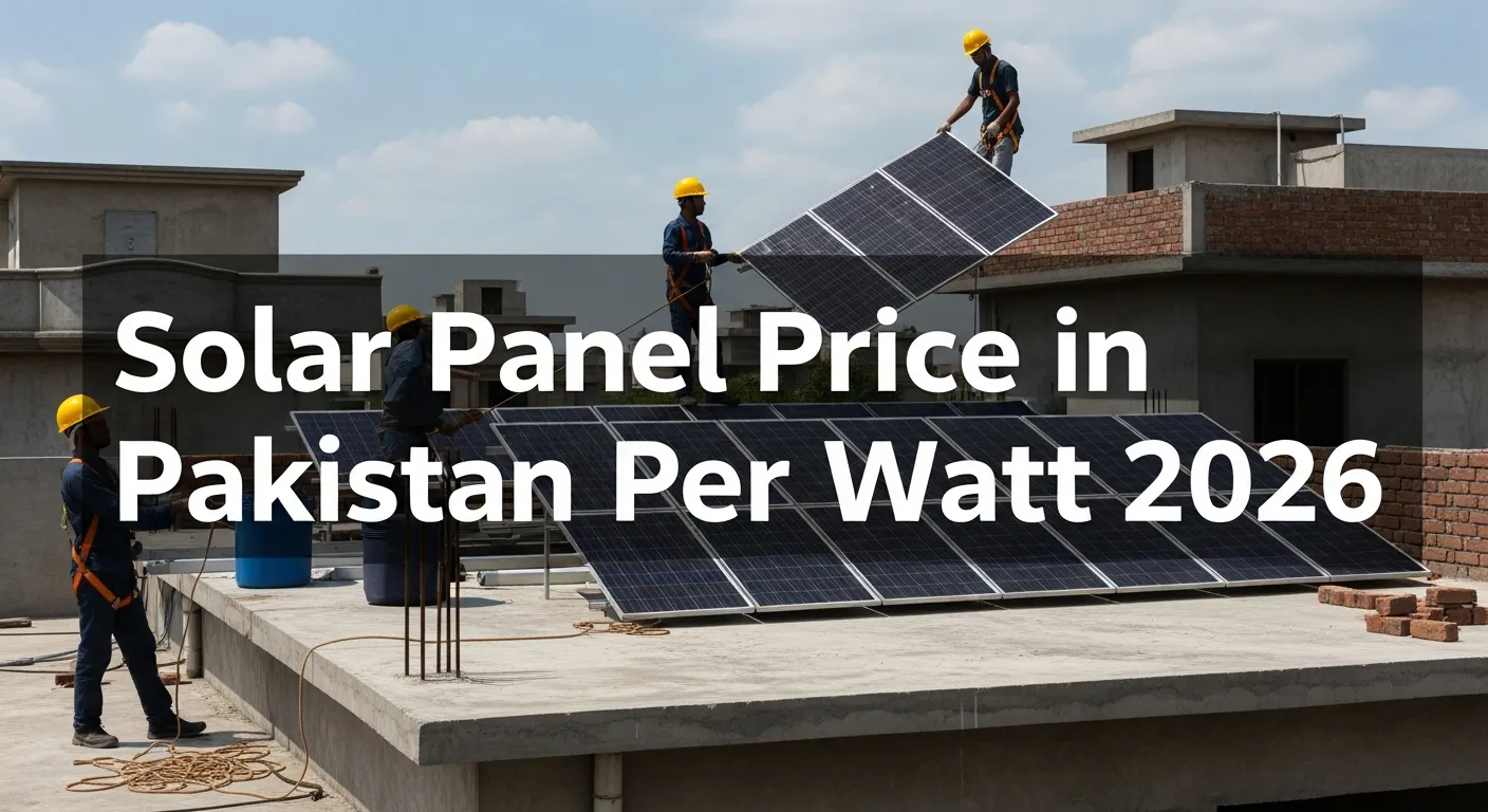 Read more about the article Solar Panel Price in Pakistan Per Watt 2026: Ultimate Guide to Costs, Brands, and Savings