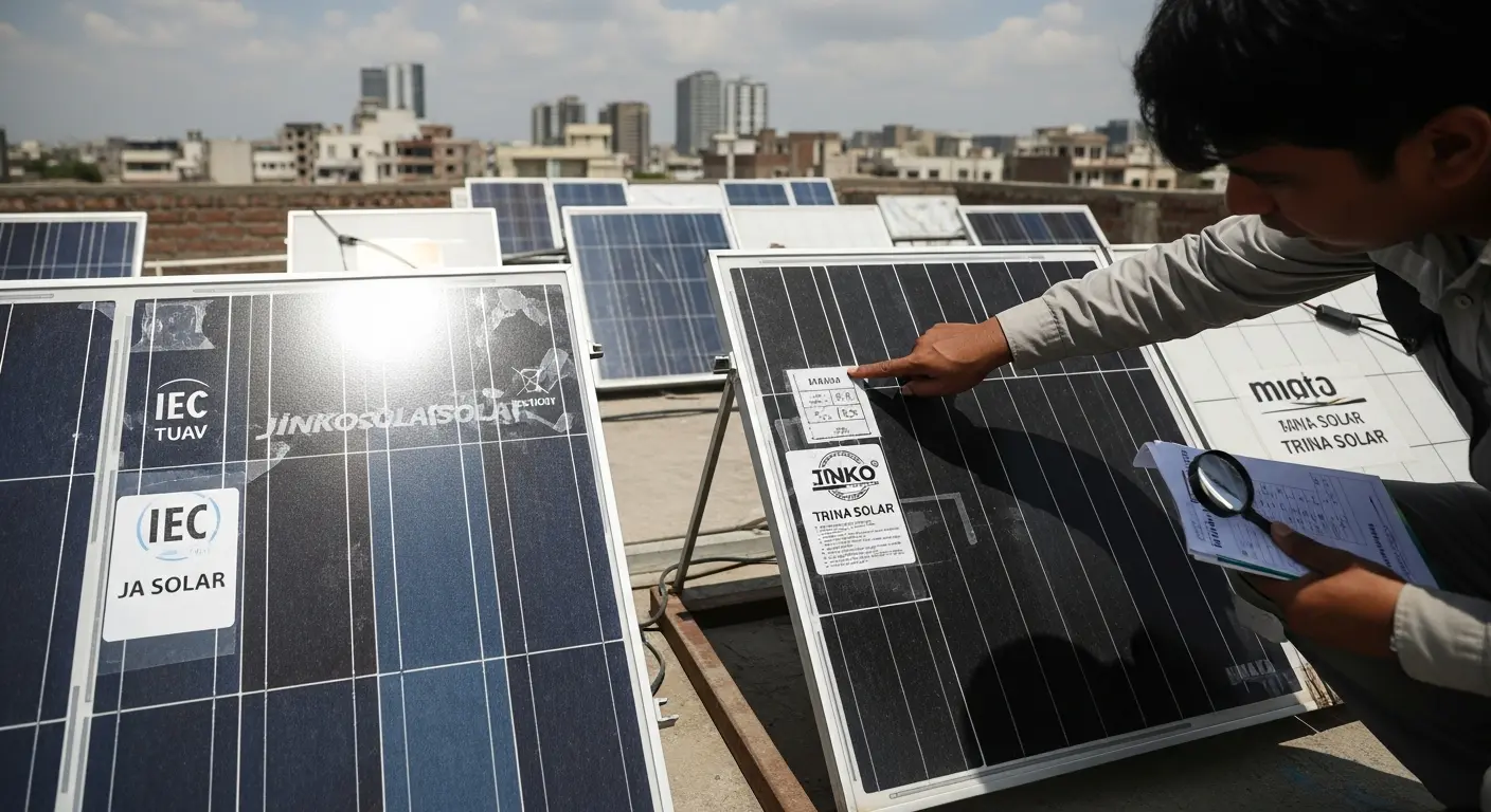 Read more about the article ⚠️ DON’T GET SCAMMED! How to Identify Original Solar Panels Pakistan 2026