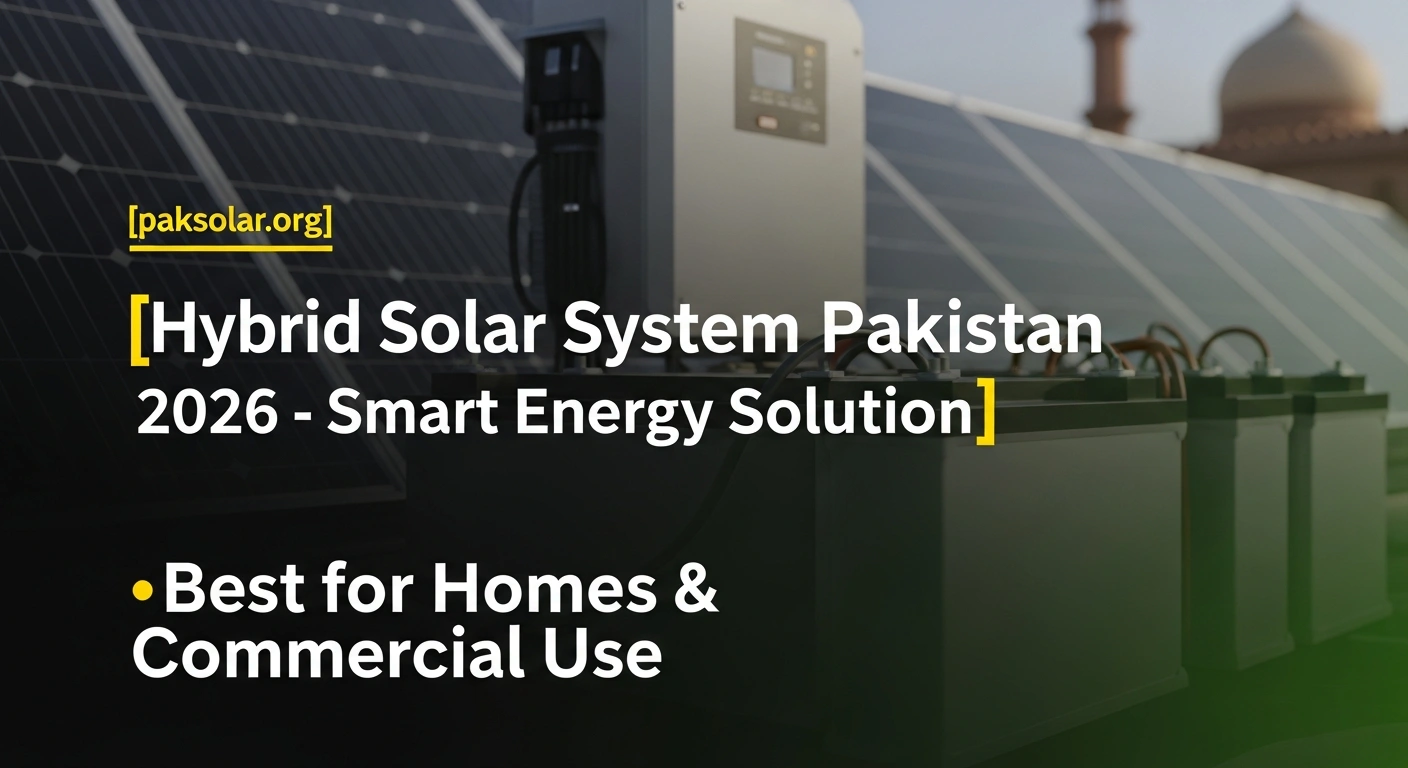 Read more about the article Hybrid Solar System Pakistan 2026: Complete Guide to Cost, Benefits & Installation