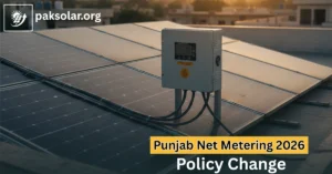 Punjab Net Metering 2026 Policy Change: New Rates & Net Billing Explained