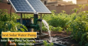 Solar Water Pump for Home Garden 2026 – Setup, Price & Benefits