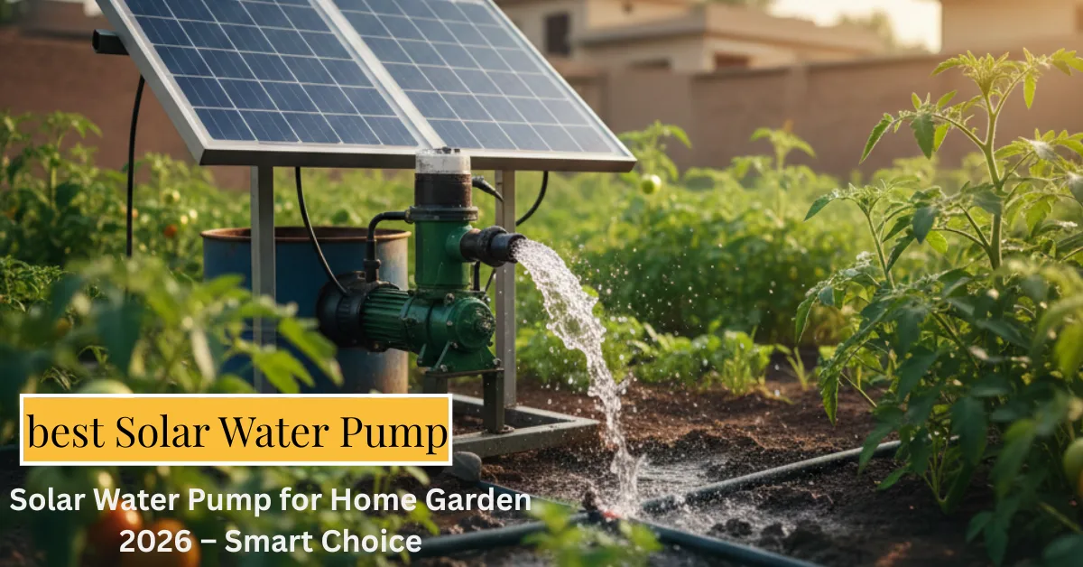 Solar Water Pump for Home Garden 2026