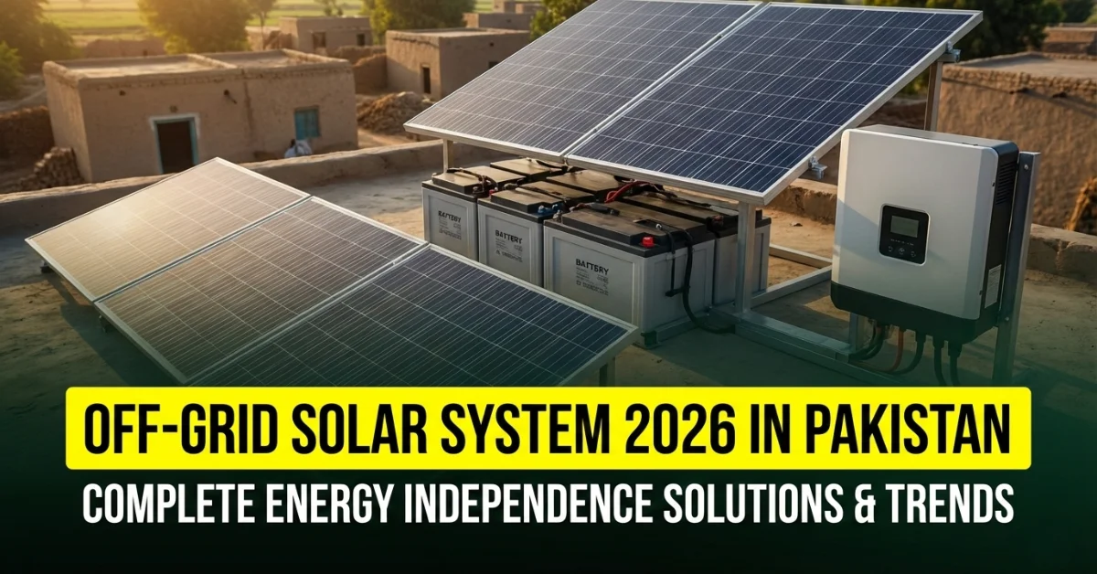 You are currently viewing Off-Grid Solar System 2026 in Pakistan: Standalone Solar for Rural Areas & Energy Independence