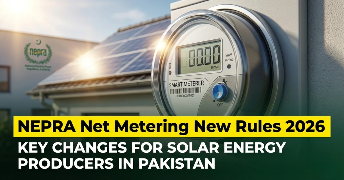Read more about the article NEPRA Net Metering New Rules 2026| Breakdown, Impact & What You Must Know