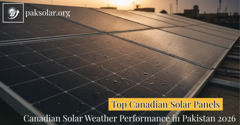 Canadian Solar Weather Performance in Pakistan 2026
