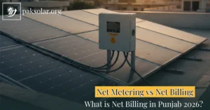 What is Net Billing in Punjab 2026? Net Metering vs Net Billing